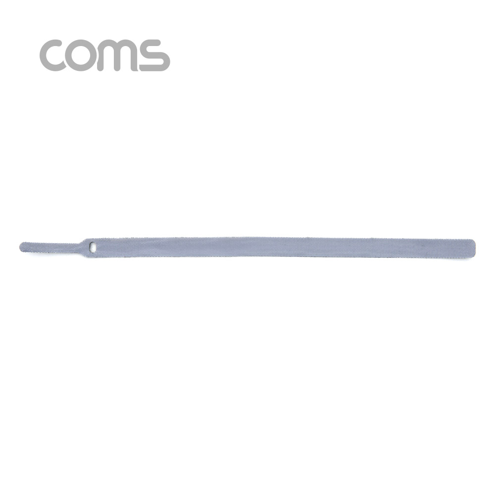 Coms 벨크로 타이 10pcs (대) / Gray / 케이블타이 / 315mm