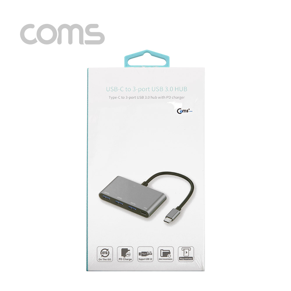 Coms USB 3.1(Type C) 허브, USB3.0 3P / Type C M/ USB 3.0 3Port / HUB
