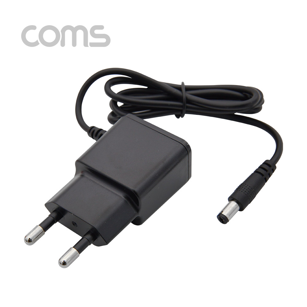 Coms 아답터 (정전압) DC 5V 1.2A, Black - 5.5mm / 2.1mm