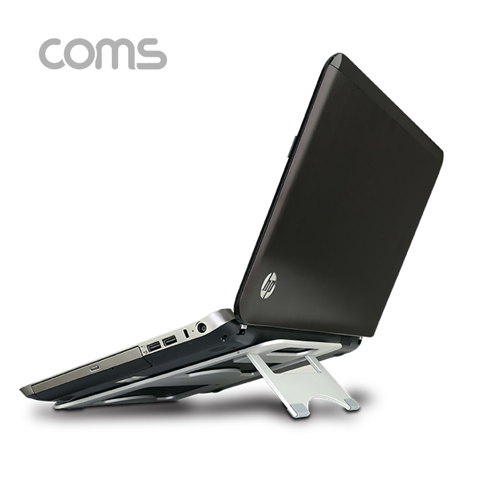 Coms 이톰 에르고 노트북 거치대 / 접이식 / 스탠드 N1, 알루미늄, Silver