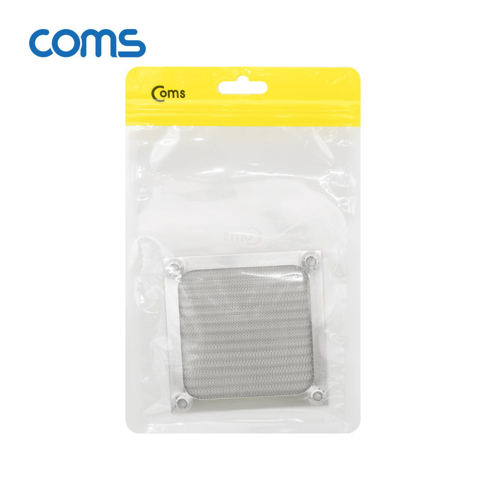 Coms 쿨러 필터(먼지 유입방지) Metal Silver / 80mm