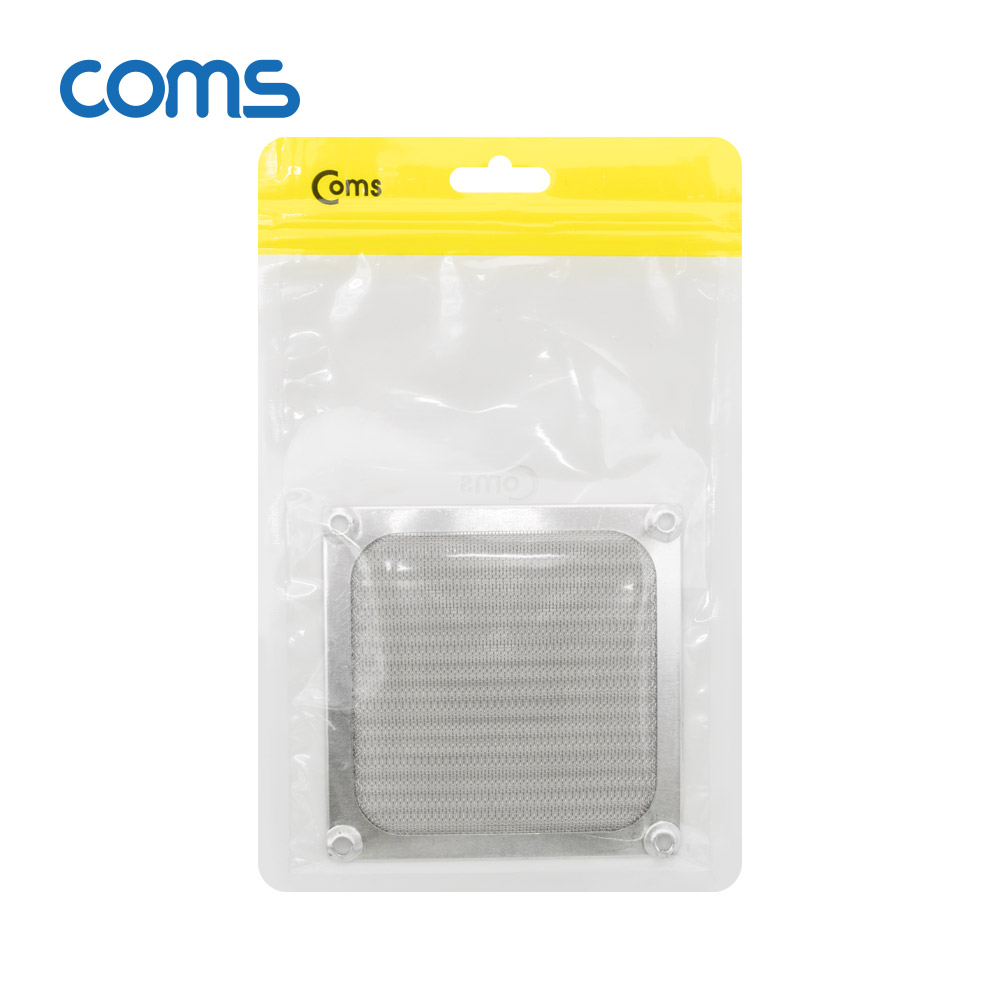 Coms 쿨러 필터(먼지 유입방지) Metal Silver / 90mm