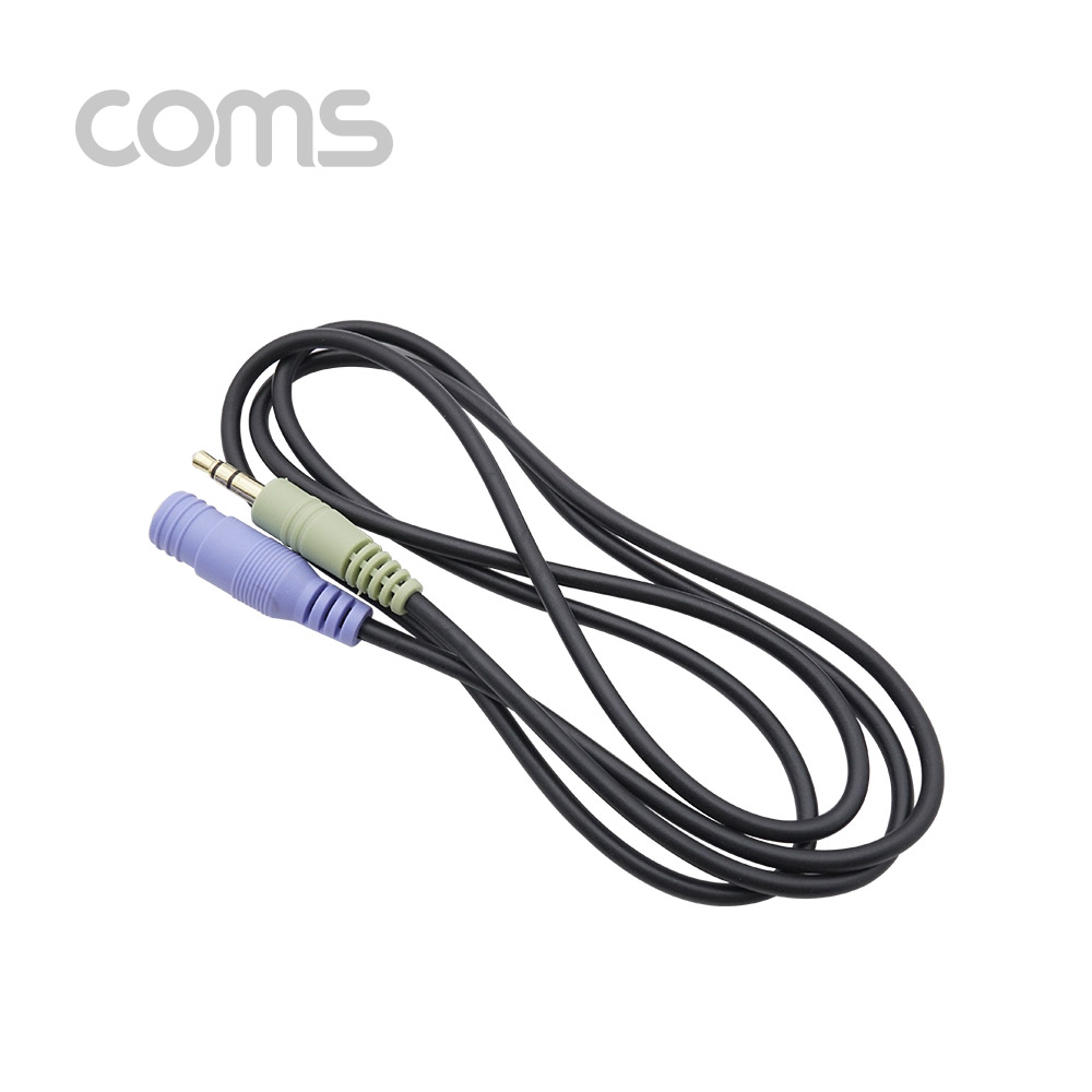 Coms 스테레오 케이블 (3.5ø/연장) 1M - 3.5 Stereo cable M/F