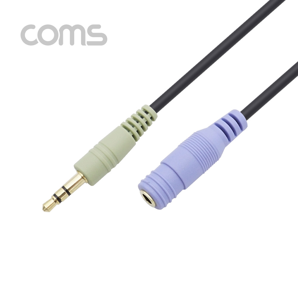 Coms 스테레오 케이블 (3.5ø/연장) 1M - 3.5 Stereo cable M/F