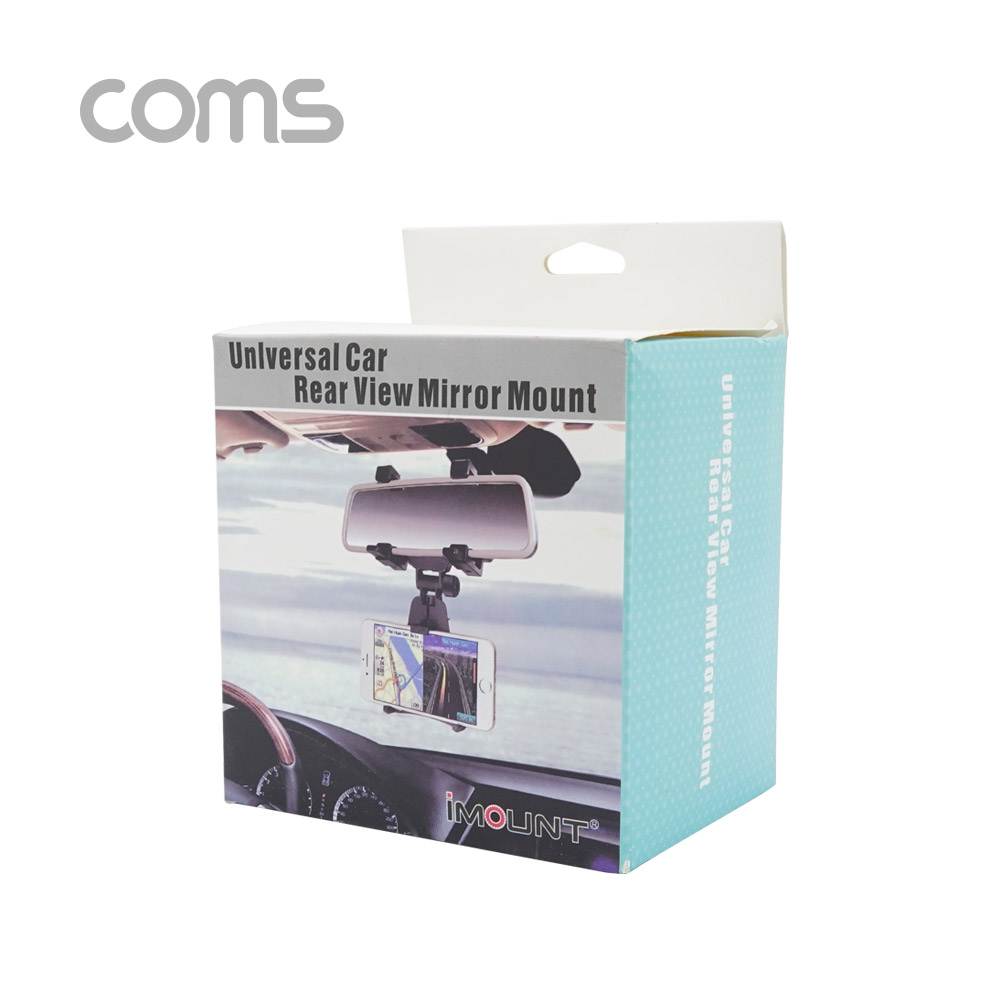 Coms 차량용 룸미러 클립 스마트폰 거치대