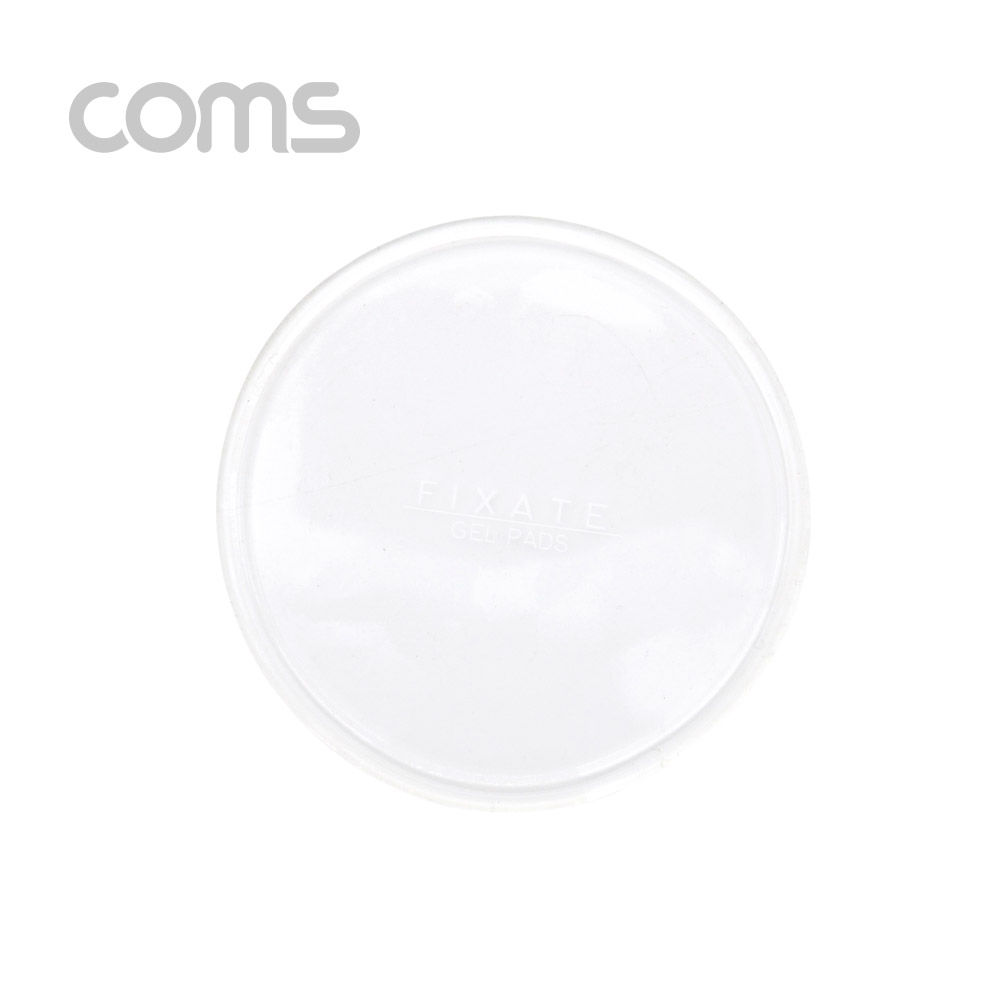 Coms 차량용 흡착패드 / 실리콘 점착 / 논슬립 패드 / 투명 / 원형