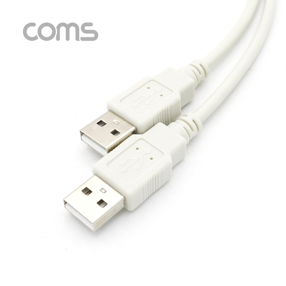 Coms USB 케이블(실속형/AA형) 5M / USB 2.0 / 480Mbps