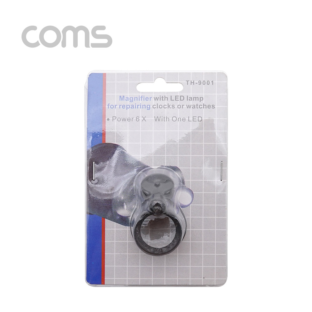 Coms 돋보기(1LED), 시계수리용/6X