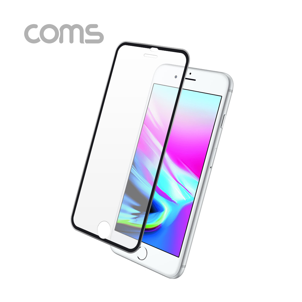 Coms 스마트폰 보호필름 iOS Phone 8 / Black