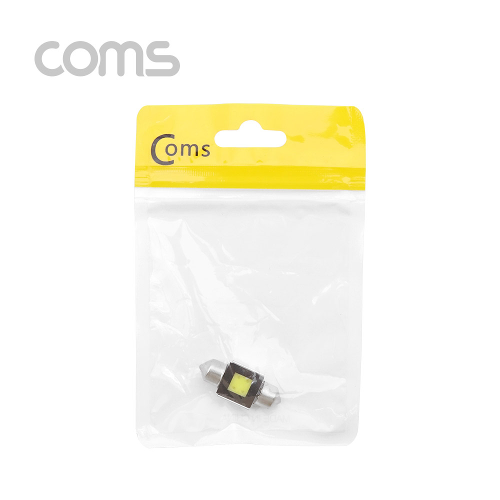 Coms 차량용 내부등(실내등) LED 전구 무극성/백색, 소