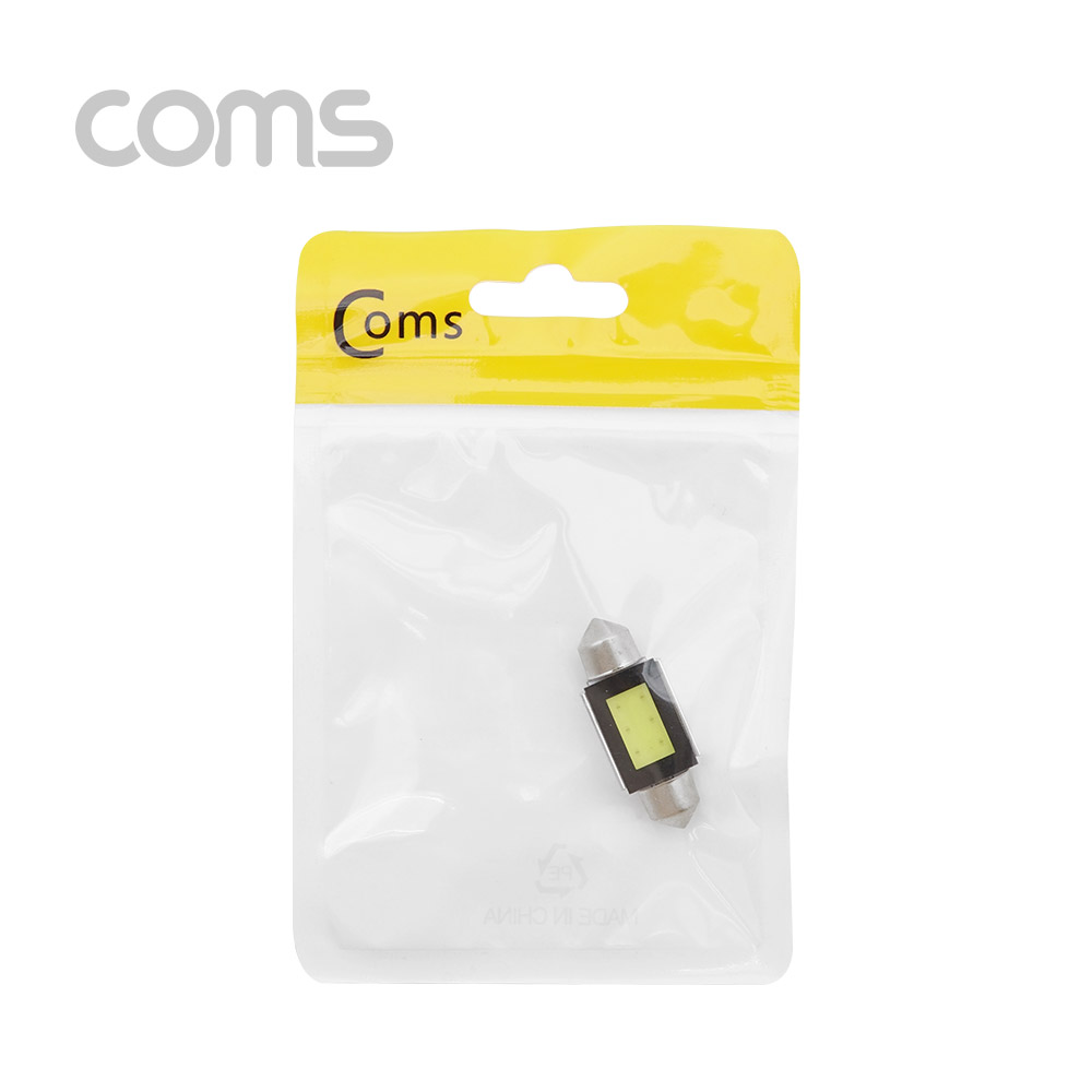 Coms 차량용 내부등(실내등) LED 전구 무극성/백색, 중