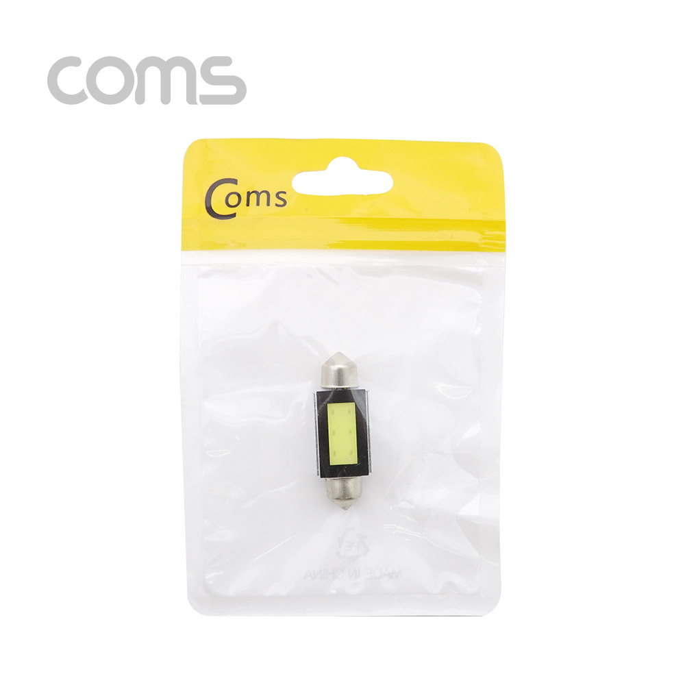 Coms 차량용 내부등(실내등) LED 전구 무극성/백색, 대