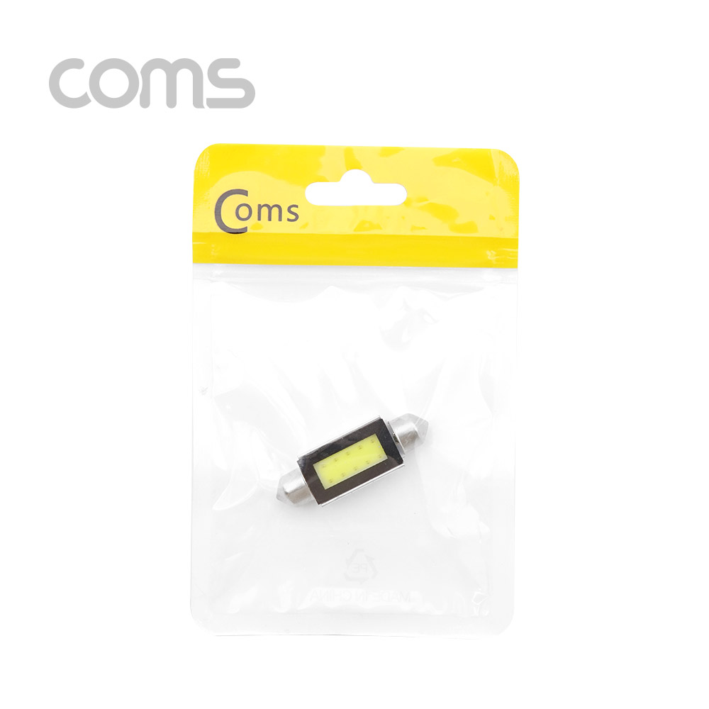 Coms 차량용 내부등(실내등) LED 전구 무극성/백색, 특대