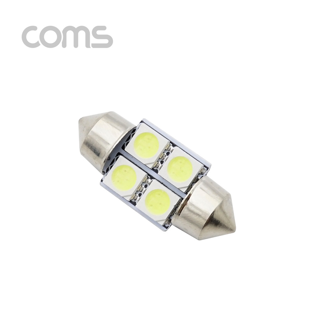 Coms 차량용 내부등(실내등) LED 극성/백색, 2x2 / 실내등