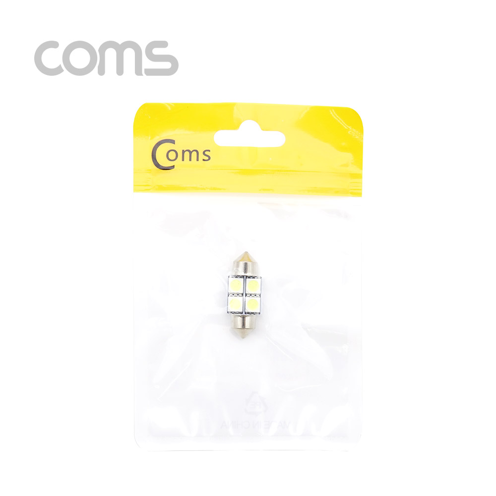 Coms 차량용 내부등(실내등) LED 극성/백색, 2x2 / 실내등