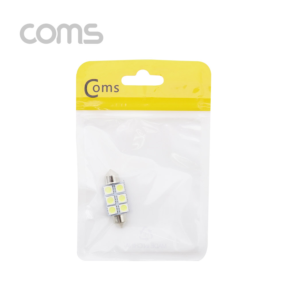 Coms 차량용 내부등(실내등) LED 극성/백색, 2x3 / 실내등