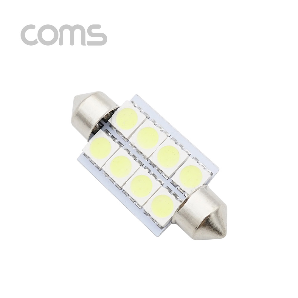 Coms 차량용 내부등(실내등) LED 극성/백색, 2x4 / 실내등