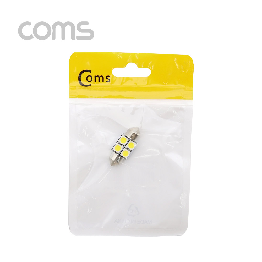 Coms 차량용 내부등(실내등) LED 극성/자연색, 2x2 / 실내등(전구색)