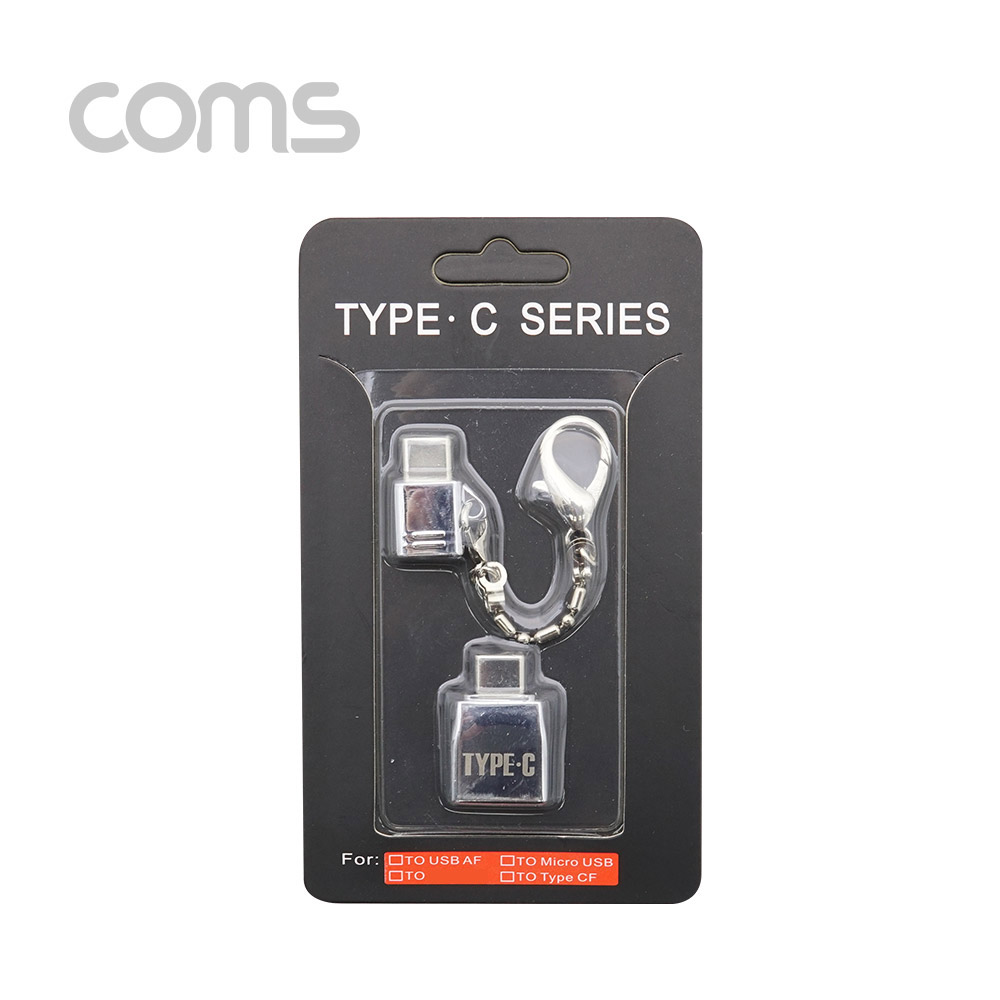 Coms USB 3.1 (Type C) OTG 젠더(세트), short - C M/5P F + 5P M/2.0 F