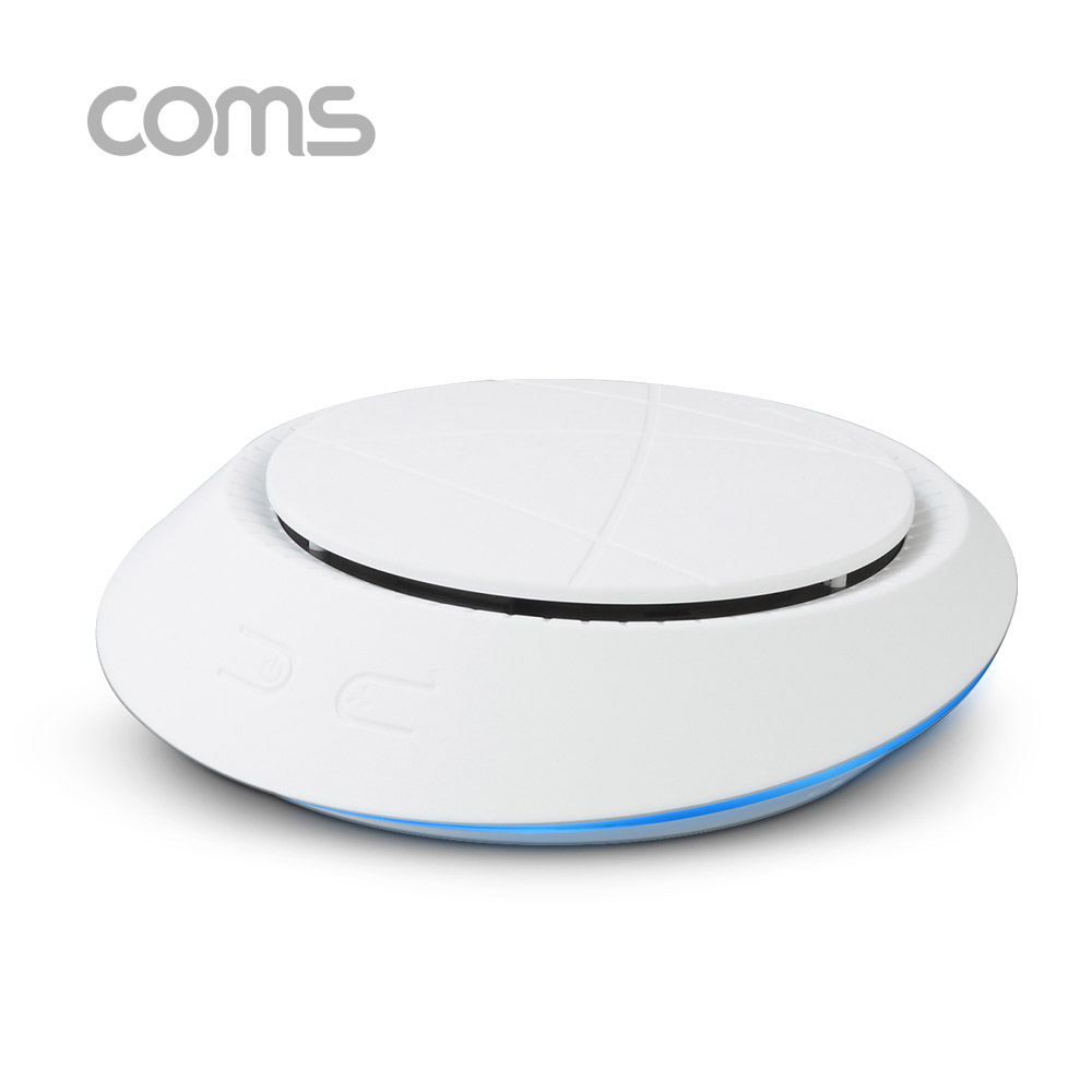 Coms 이톰 UFO 차량용 공기청정기 / 실내용 / 3중 필터 / 화이트