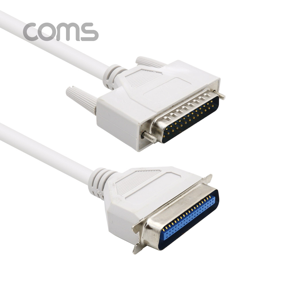 Coms 프린터 케이블 2M (25Core)