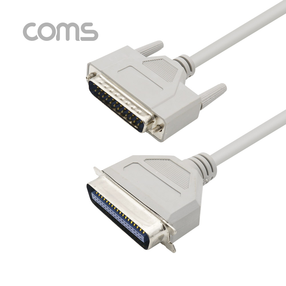 Coms 프린터 케이블 5M (25Core)