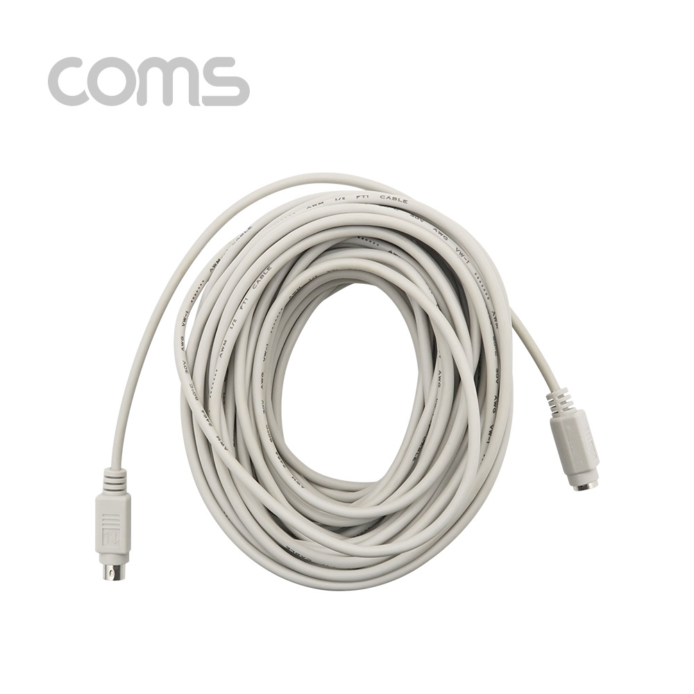 Coms PS/2 케이블(연장), 15M, MD6 M/F, (키보드/마우스)  / PS2