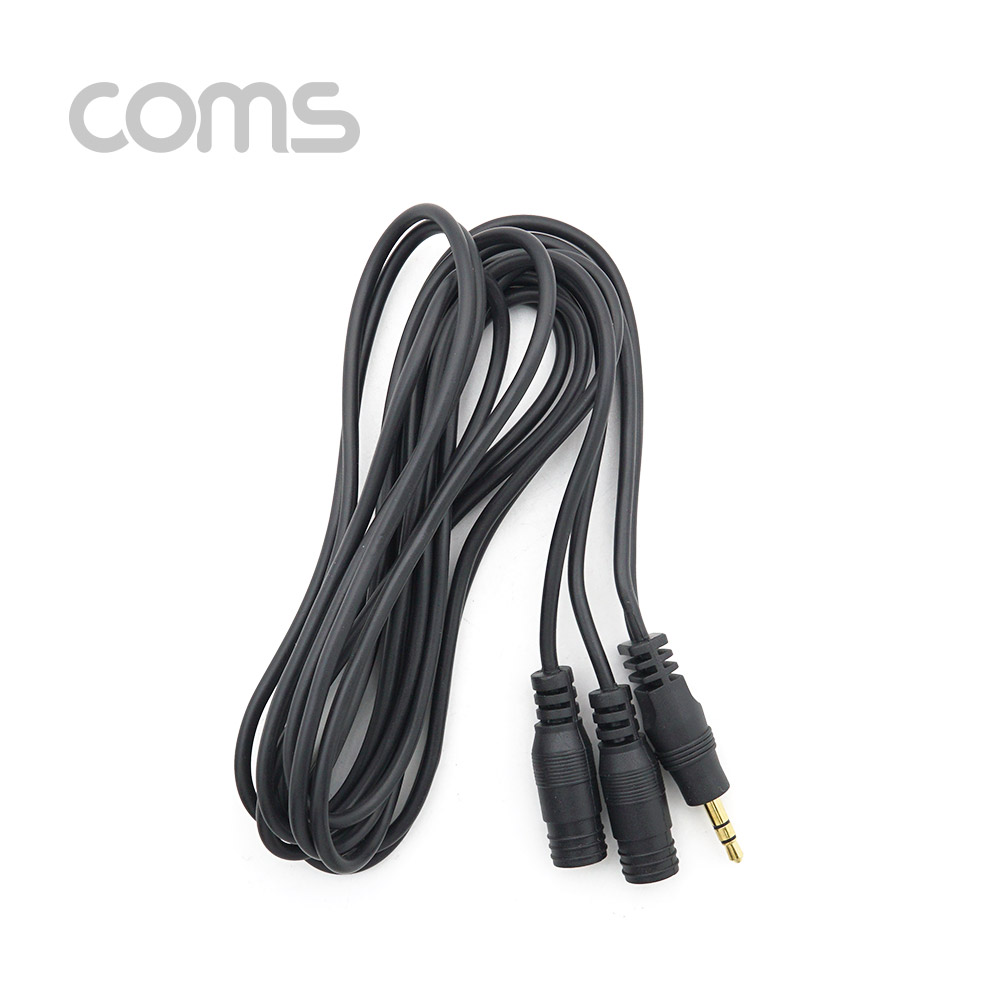 Coms 스테레오 케이블 (Y형) 1.5M - ST M/ST F*2