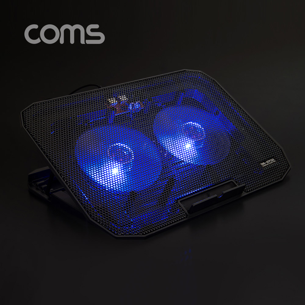 Coms 나비 노트북 거치대 / 쿨러 / 블랙