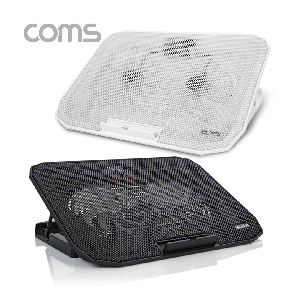 Coms 나비 노트북 거치대 / 쿨러 / 블랙