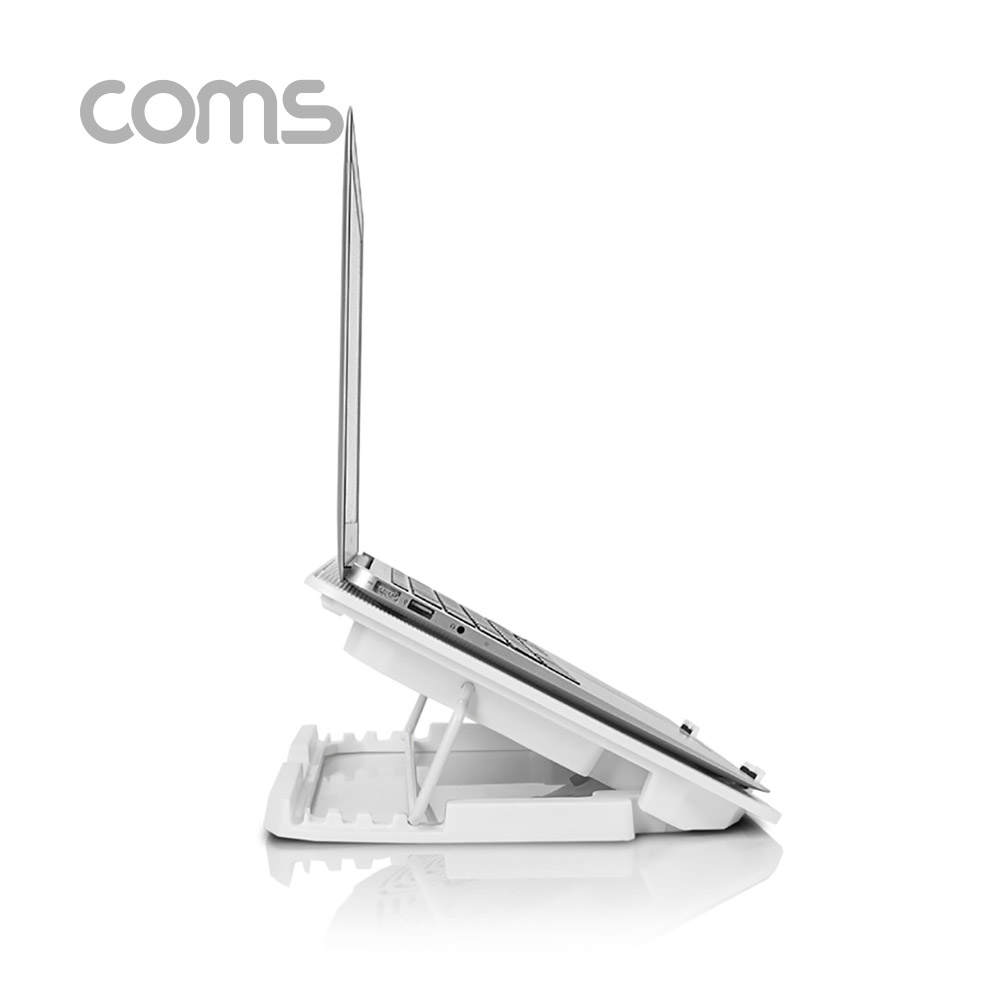 Coms 나비 노트북 거치대 / 쿨러 / 블랙