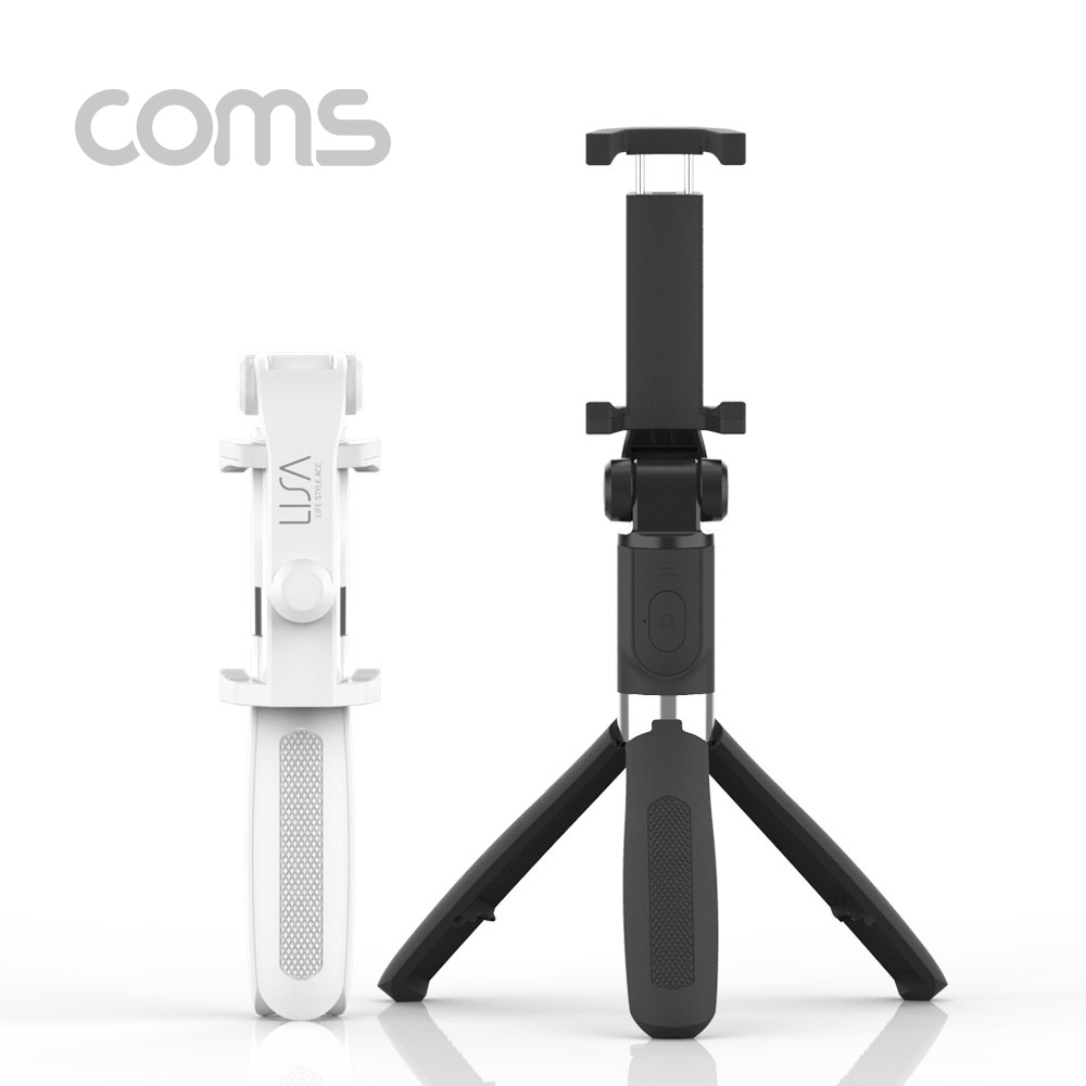 LISA 셀카봉 CT01 - White / 삼각대 / 원거리 촬영 / 탈착식 리모컨