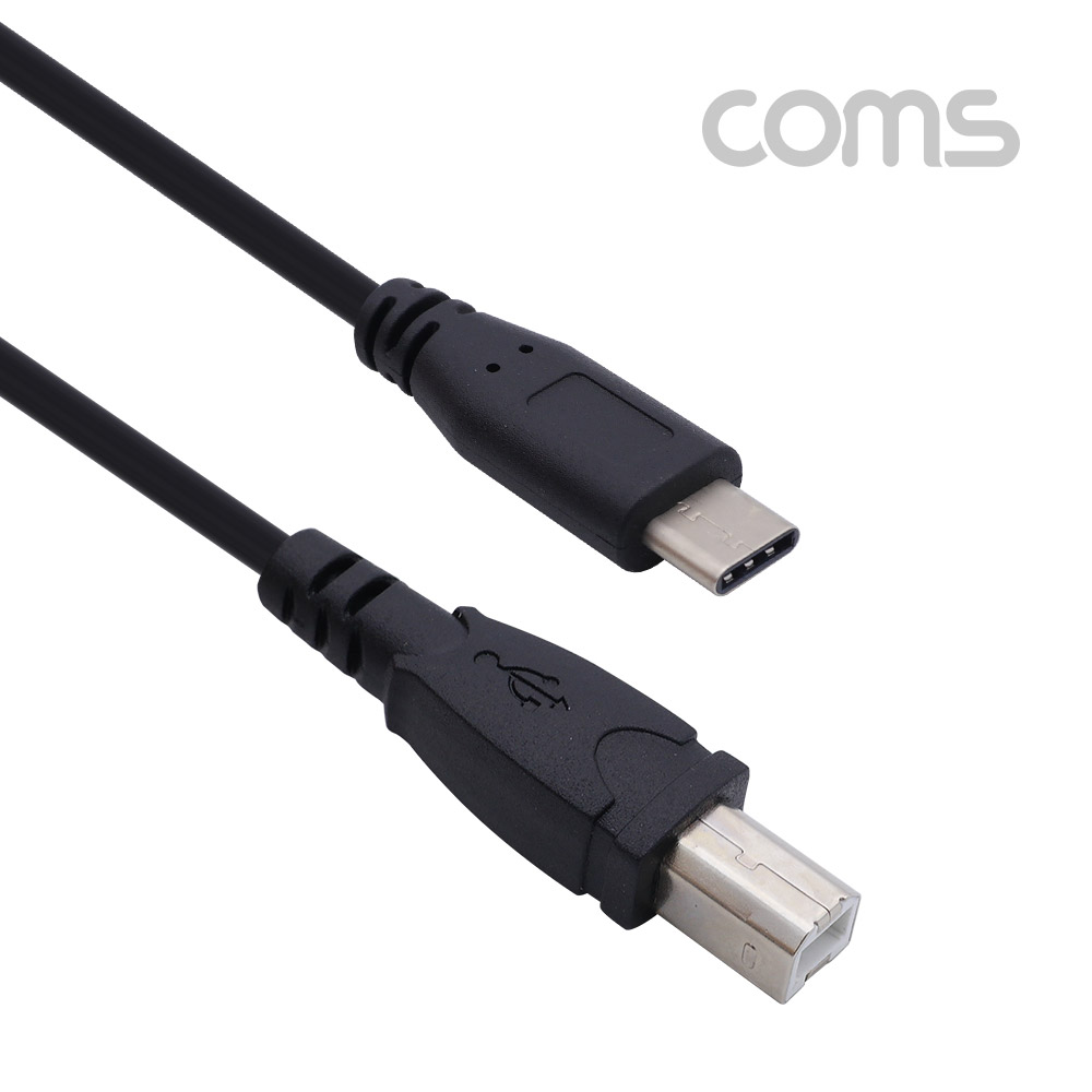 Coms USB 3.1(Type C) to USB-B 케이블 1M