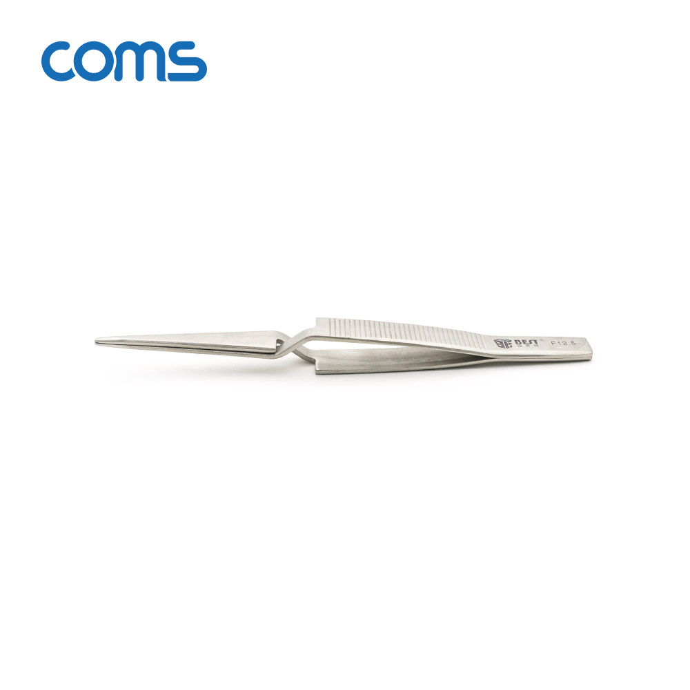 Coms 역방향 정밀 핀셋 125mm