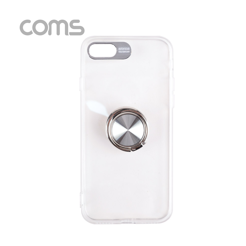 Coms 스마트폰 케이스 ( 투명 / 핑거링 ) / iOS 7/8