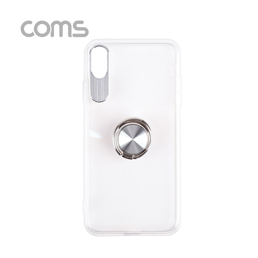 Coms 스마트폰 케이스 ( 투명 / 핑거링 ) / iOS XS Max