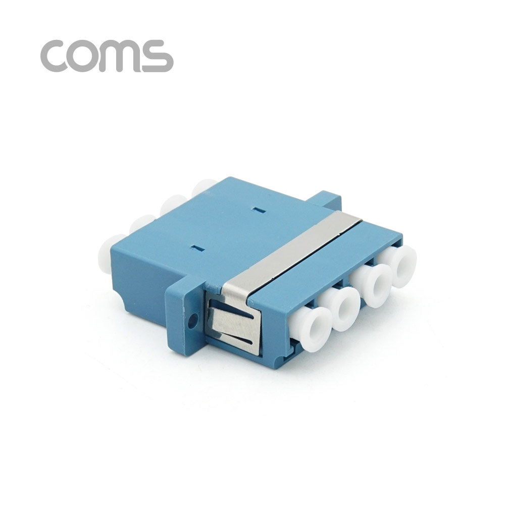 Coms 광패치코드 커플러 / I형 LC F/F Quadruple / Blue