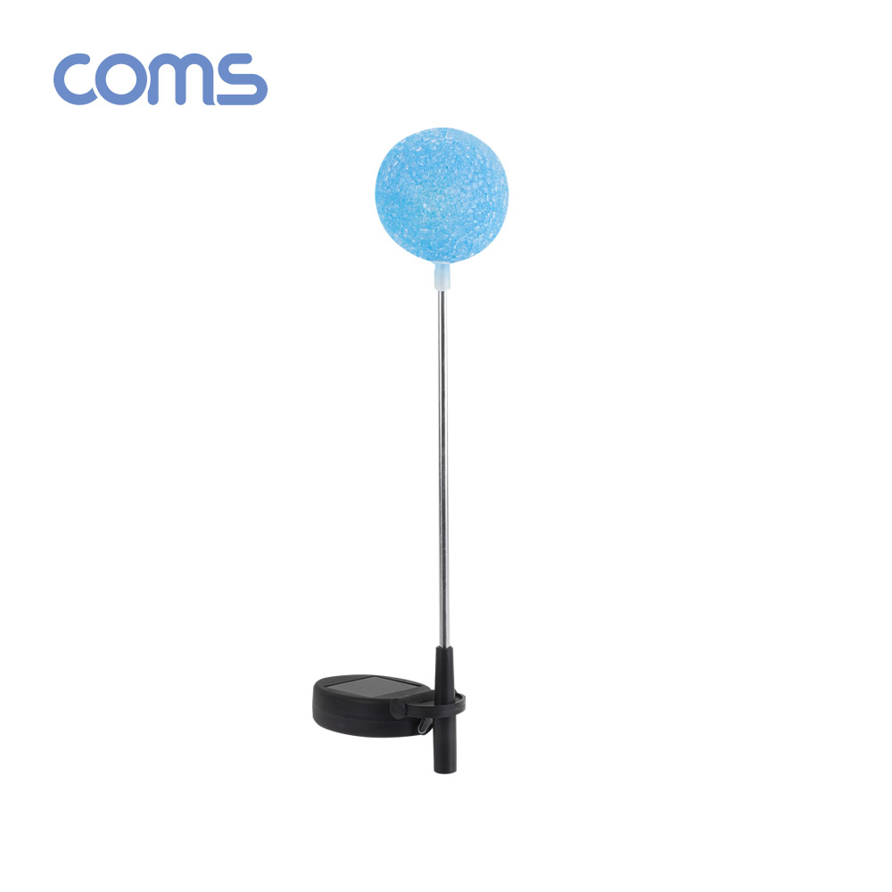 Coms 태양광 LED 정원등 / Blue 스노우볼 / 600mAh