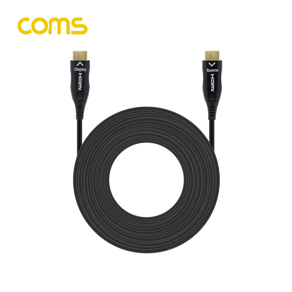 Coms HDMI 2.0 리피터 광 케이블(Optical + Coaxial) 100M / 4K2K@60Hz 지원