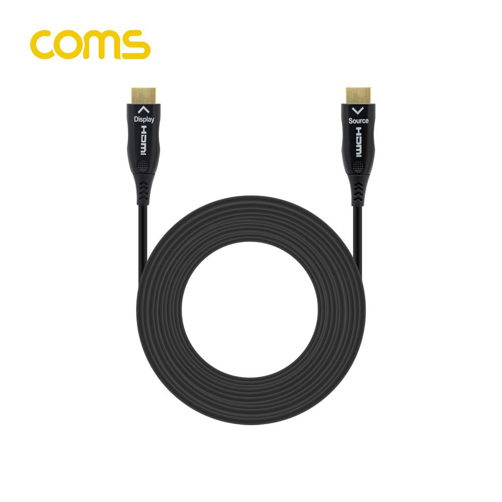 Coms HDMI 2.0 리피터 광 케이블(Optical + Coaxial) 70M / 4K2K@60Hz 지원
