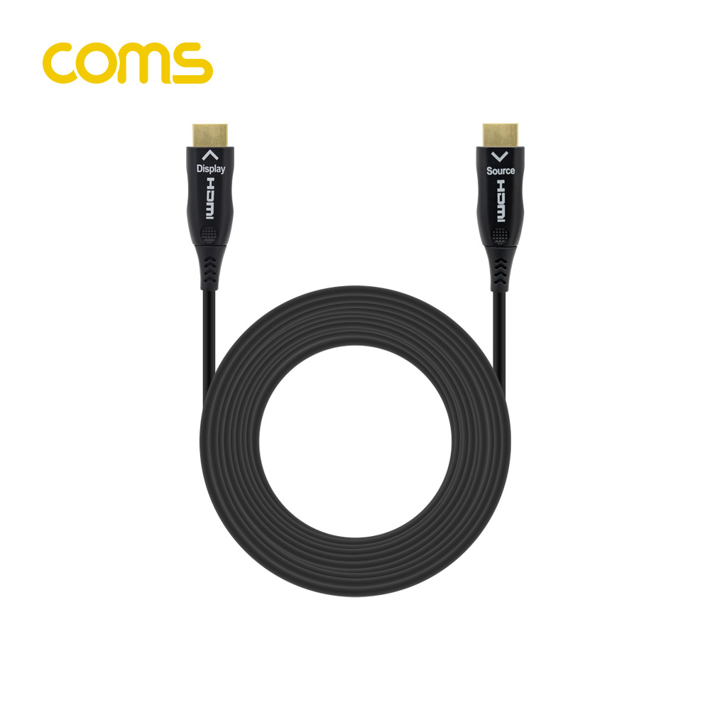 Coms HDMI 2.0 리피터 광 케이블(Optical + Coaxial) 50M / 4K2K@60Hz 지원
