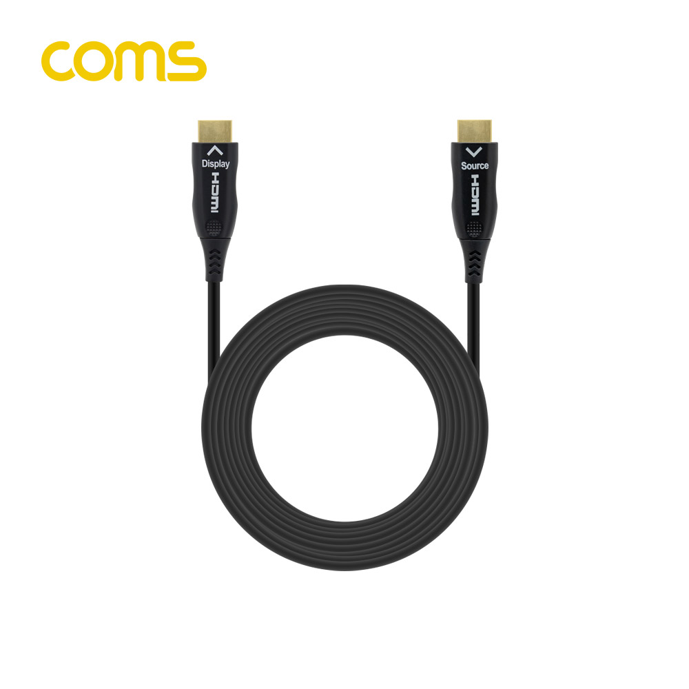Coms HDMI 2.0 리피터 광 케이블(Optical + Coaxial) 40M / 4K2K@60Hz 지원
