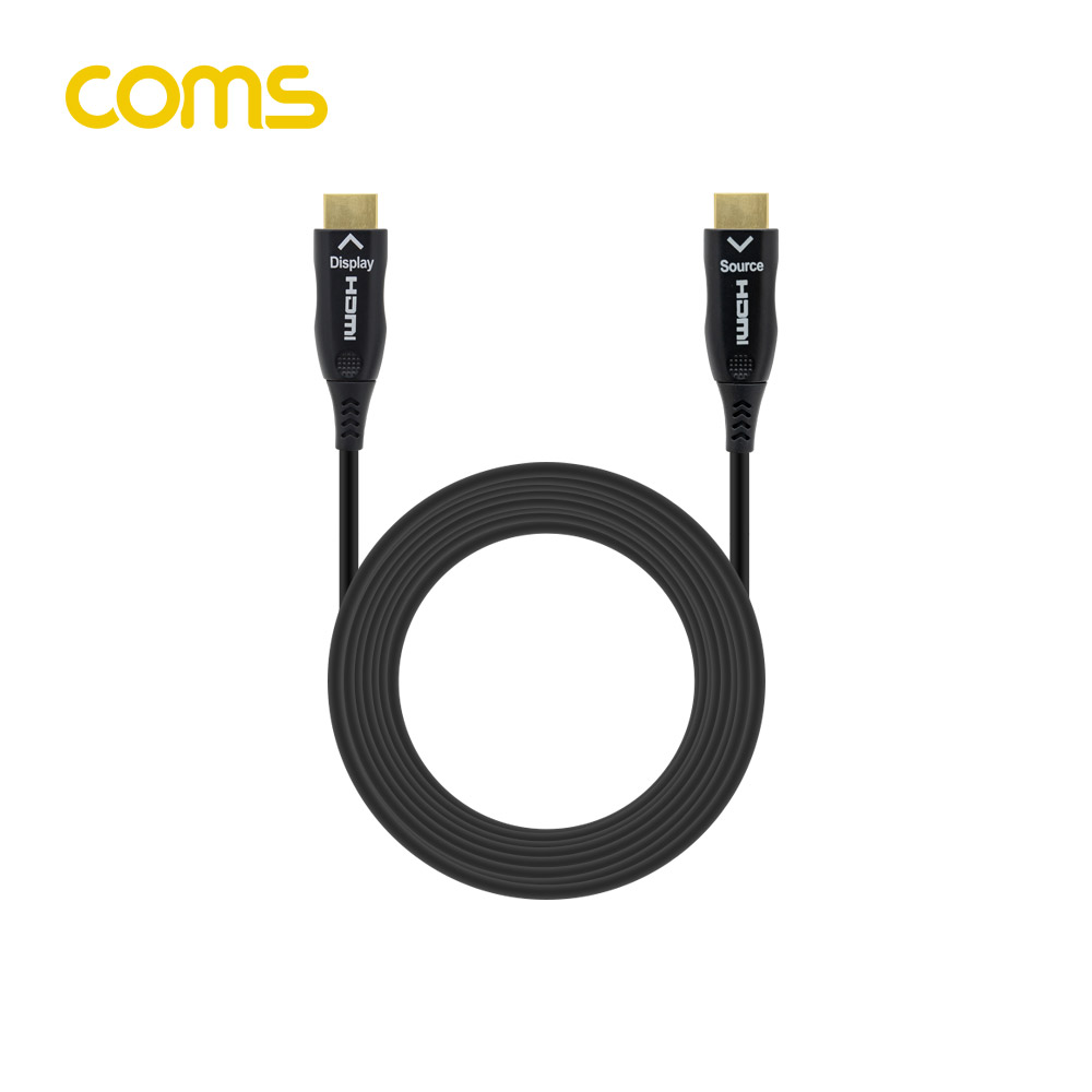 Coms HDMI 2.0 리피터 광 케이블(Optical + Coaxial) 30M / 4K2K@60Hz 지원