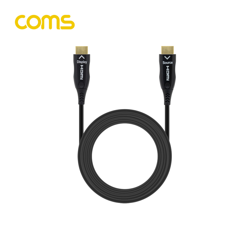 Coms HDMI 2.0 리피터 광 케이블(Optical + Coaxial) 15M / 4K2K@60Hz 지원