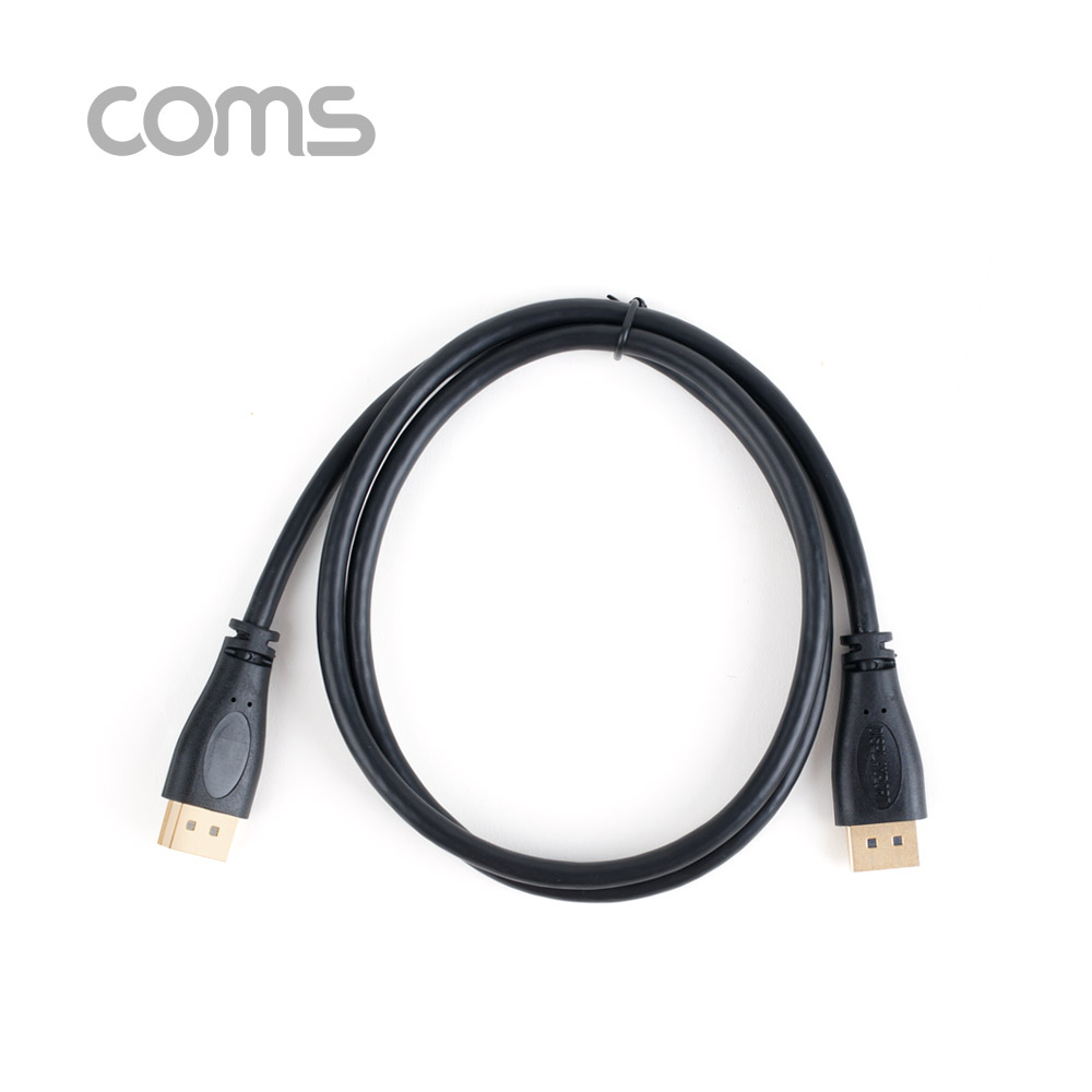 Coms 디스플레이 포트 케이블 / DP MM / 1.4V / 8K@60Hz / DisplayPort / 1M