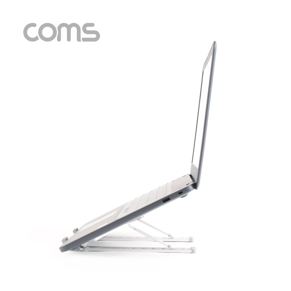 Coms 휴대용 접이식 노트북/태블릿 스탠드 / 거치대 / 탁상거치 / 알루미늄