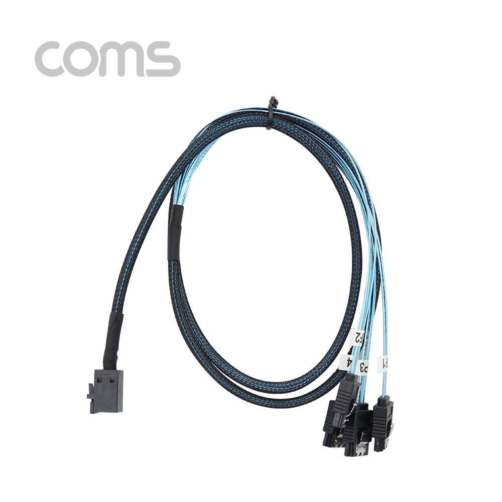 Coms SAS (SFF-8643/SATA x 4) 케이블 내장형
