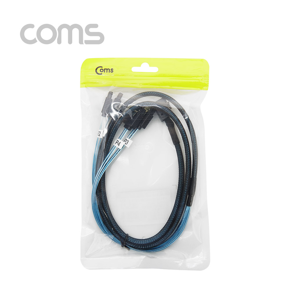 Coms SAS (SFF-8643/SATA x 4) 케이블 내장형