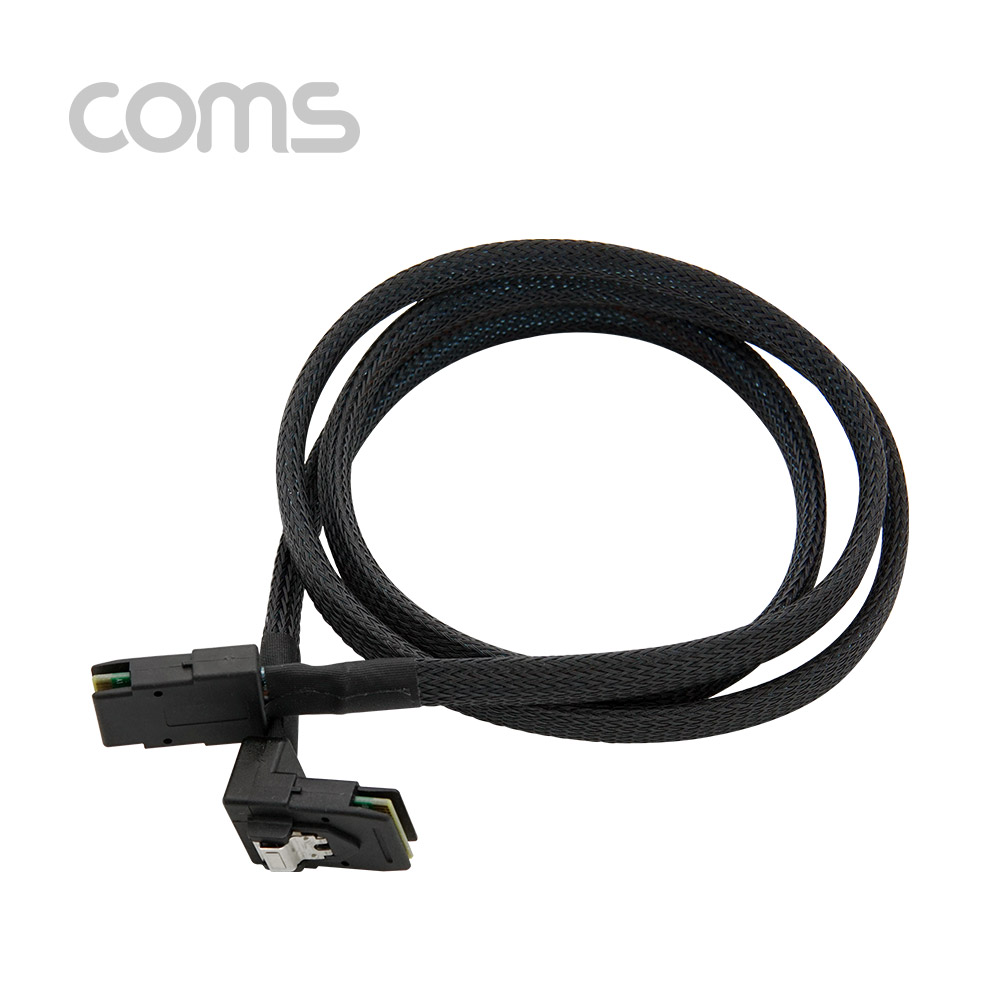 Coms SAS (SFF-8087/SFF-8087) 케이블 내장형, 꺾임(꺽임)