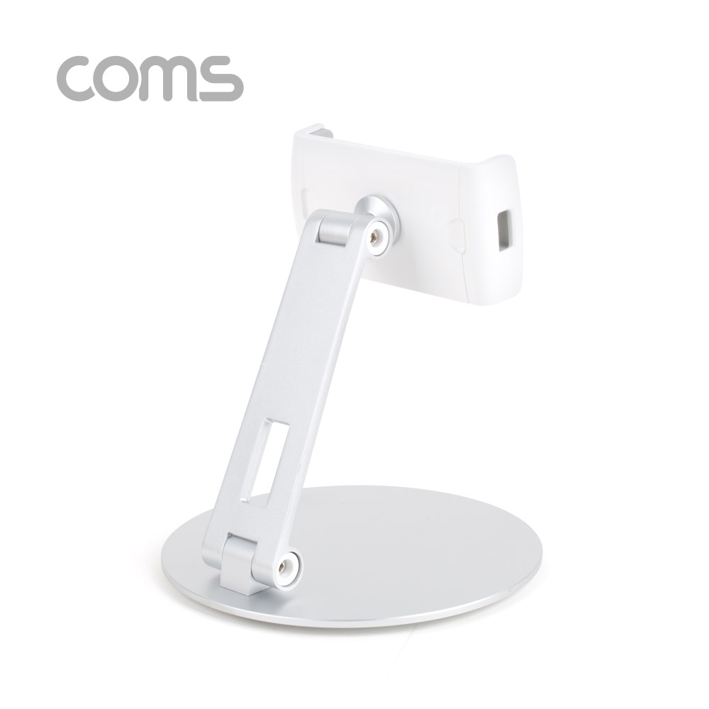 Coms 태블릿 스탠드 / 스마트폰 스탠드 / 탁상거치(원반형) / 알루미늄